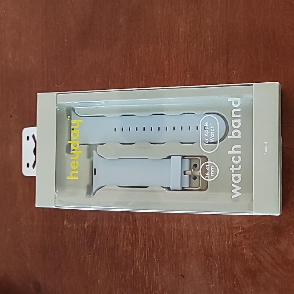 heyday Apple Watch Band Silicone 38-41mm Fits Wrist 130-195mm Whimsical Blue